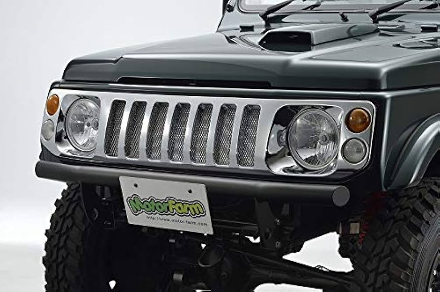 ja11 グリル　モーターファーム FARM ABS製ビンテージグリル 未塗装 JA11 JB31 | ジムニー車種別