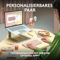 Logitech Pebble 2 Combo, kabellose Tastatur und Maus (Grafit) – Ansicht 4