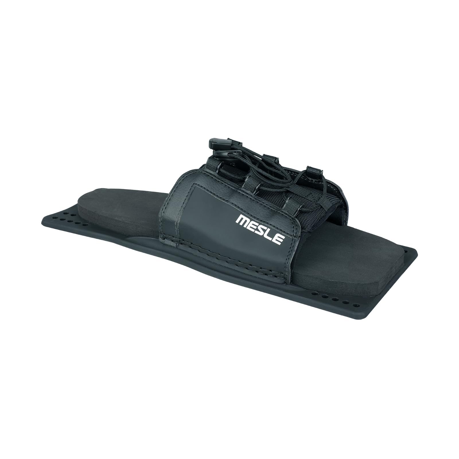 Mesle Wasser-Ski Bindung B6 Monoplatte, Slalom Mono-Ski Bindung, Rear-Boot, One-Size, schwarz