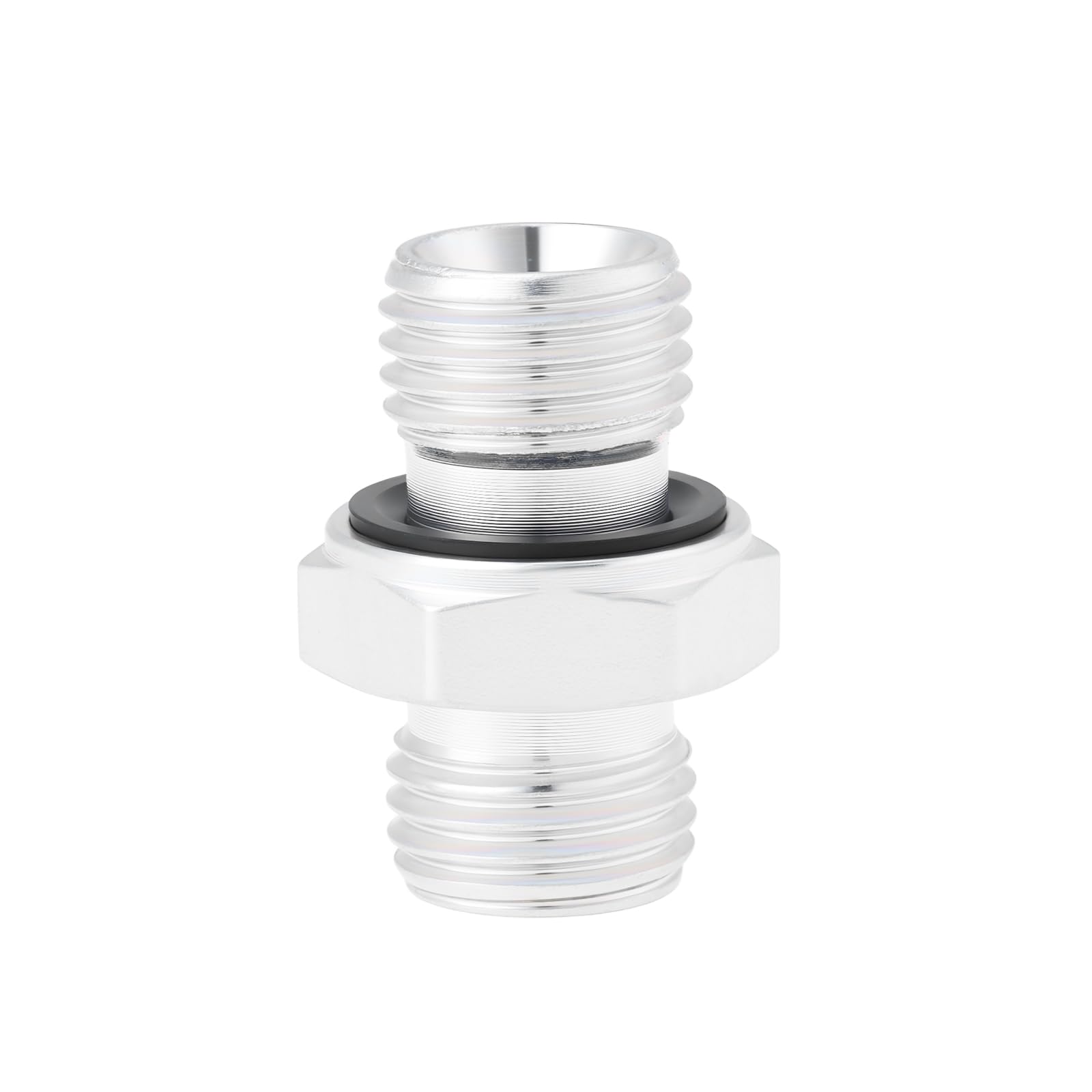 Briny River M14 X M14 Hydraulic Hose Fittings Adapters Stainless Steel for Chinese Mini Excavator and Skid Steers