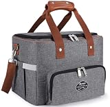 bolsa termica 20 litros soprano ✔【Buen aislamiento】 La comida y las bebidas pueden mantenerse frescas o calientes en la bolsa de picnic durante aproximadamente 4 a 6 horas porque se ha utilizado material altamente aislante. El papel de aluminio y el algodón perlado (EPE) puede aislar bien si desea llevar contenedores, alimentos o bebidas.