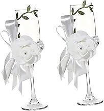 KICHOUSE 1 Par De Copos De Vinho De Cristal Copos De Vinho Rosa Copos De Casamento Taça De Festa Copos De De Casamento Copo De Champanhe De Casamento Copo De Casamento Suprimentos