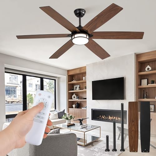 Fanbulous 60 Farmhouse Ceiling Fan with Lights and Remote