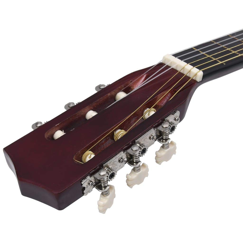 Set de Guitarra española clásica niños y Principiantes 4/4, Color Madera Claro