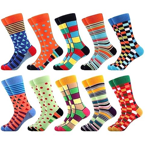 WeciBor Colourful Novelty Funny Socks Pack Cover