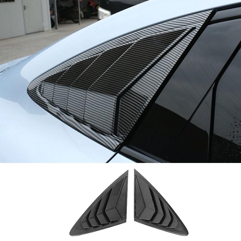 Para BYD Seal EV 2022-2023 Modificação do acabamento triangular da janela de vidro na parte traseira das persianas