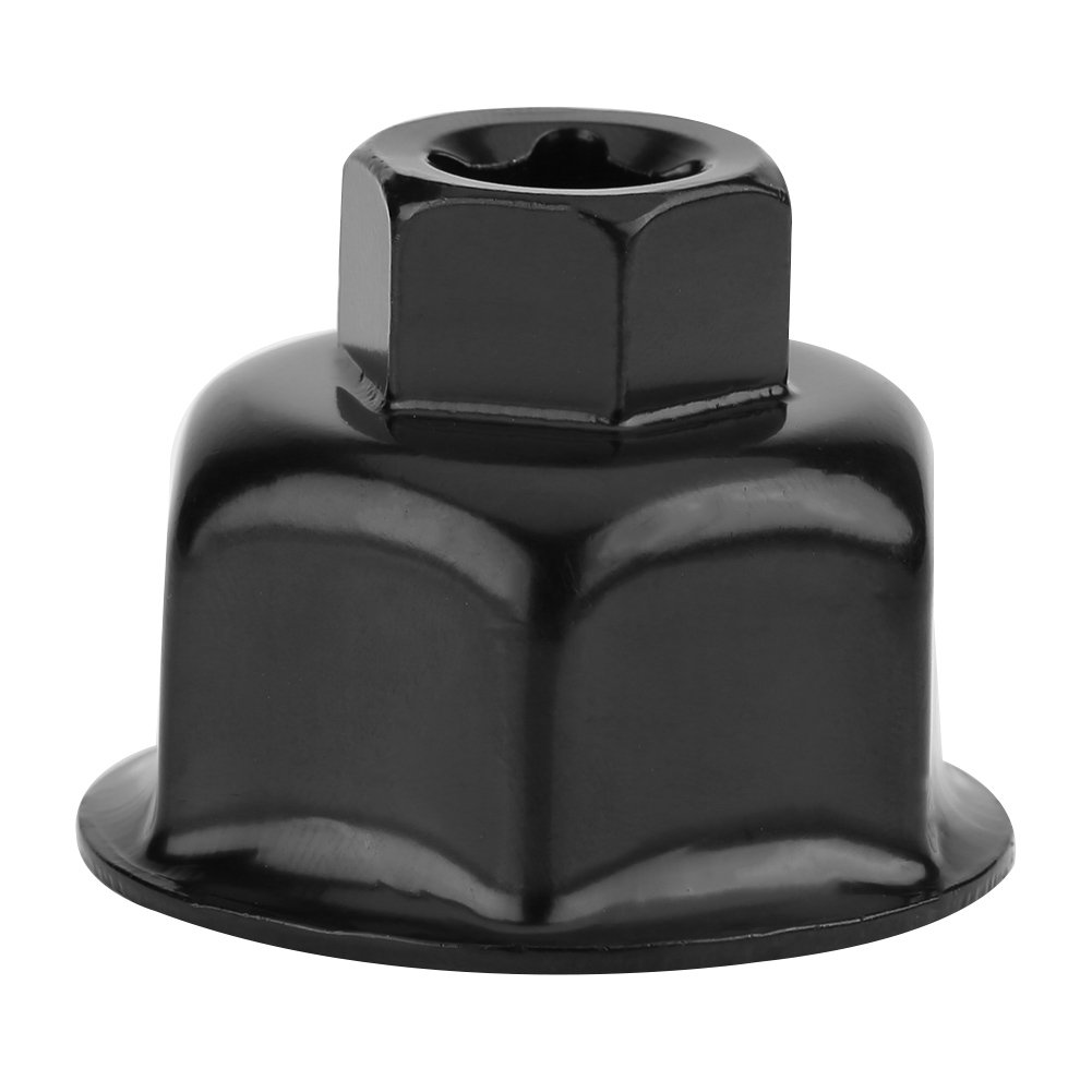 Qiilu Black 36Mm Socket, Car Oil Filter Wrench Cap Socket Drive Remover Tool For X5 A6l A8l