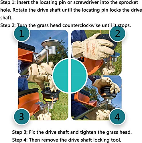 wewr AutoCut 25-2 Trimmer Head for Stihl FR106 FR108 FS44 FS48 FS50 FS55 FS56 FS70 FS80 FS83 FS85 FS90 FS100 FS110 FS130, 3 Pack
