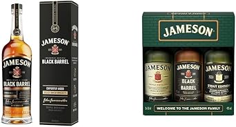 Jameson Black Barrel 70cl & Jameson Irish Miniatures Gift Box 3 x 50ml Bundle