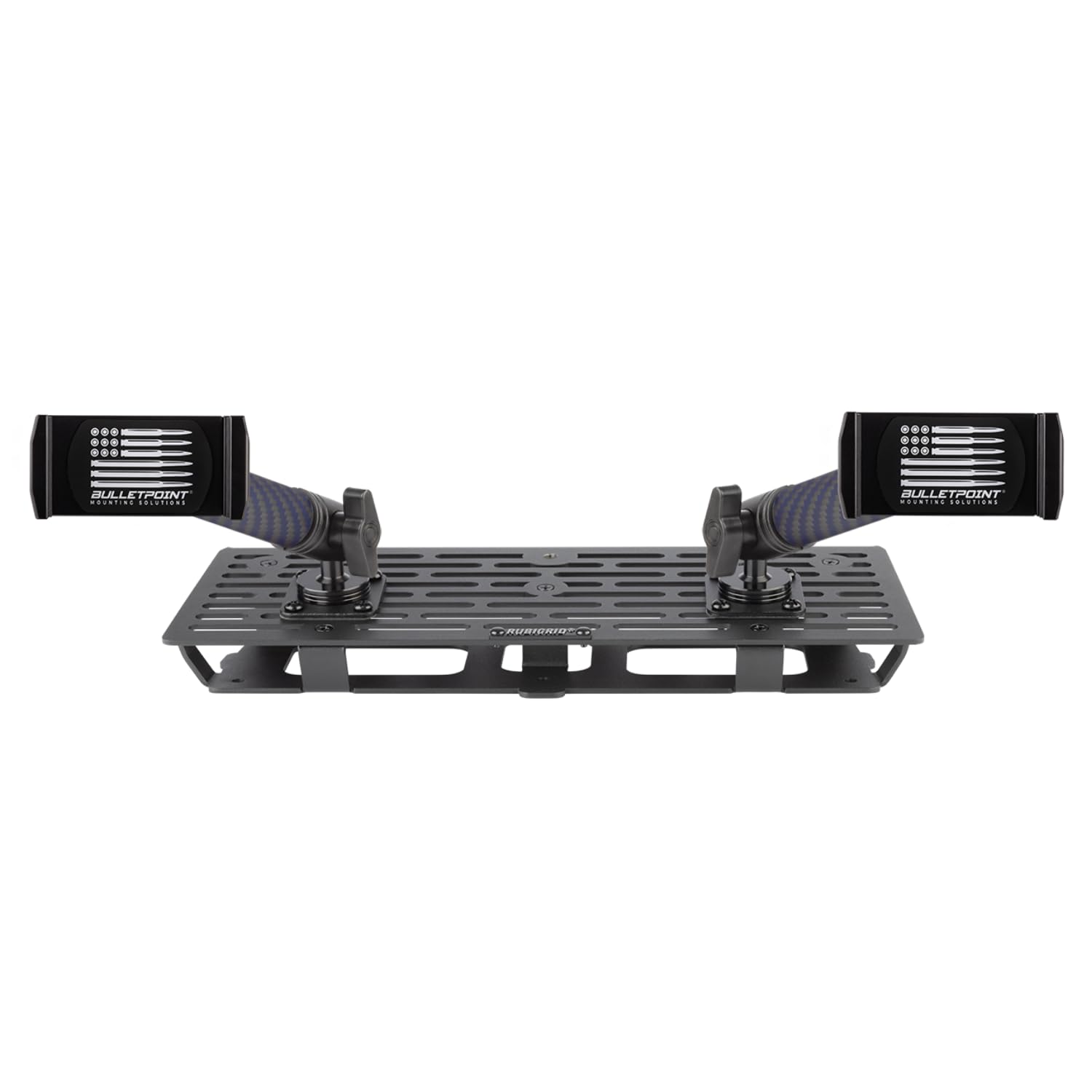 Bulletpoint Mounting Solutions RubiGrid Metal Dash Mount with 2 Phone Holders Bundle Compatible with 2023 Ford Super Duty