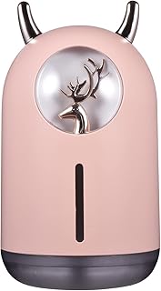 Sunydog Diffuseur portatif d'huile Essentielle d'arome d'humidificateur de Brume fraîche d'USB 600ML avec 7 Sortes d'humidificateur d'air de Bureau de lumière LED pour la Voiture à la Maison