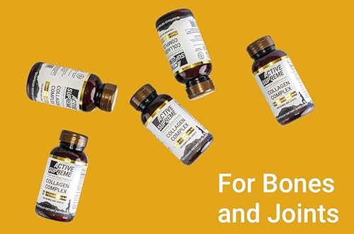 Miniatura 7 de Píldoras de colágeno tipo 2 para articulaciones más saludables, cápsulas hidrolizadas con colágeno de res alimentadas con pasto tipo 2 con vitamina