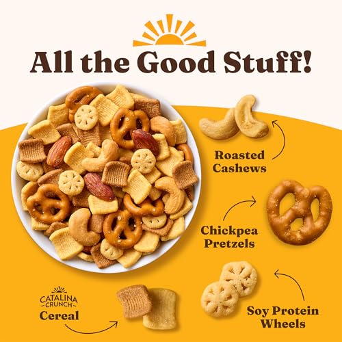 Image of Catalina Crunch Protein Snack Mix, Traditional, 5.25 oz Bag (Pack of 4)