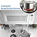 316442301 Electric Range Burner 8'' Coil Surface Element (5-Turns) by APPLIANCEMATES Replacement for Frigidaire Range Coil Surface Element Replaces MP26YA AP4356467 PS2339242