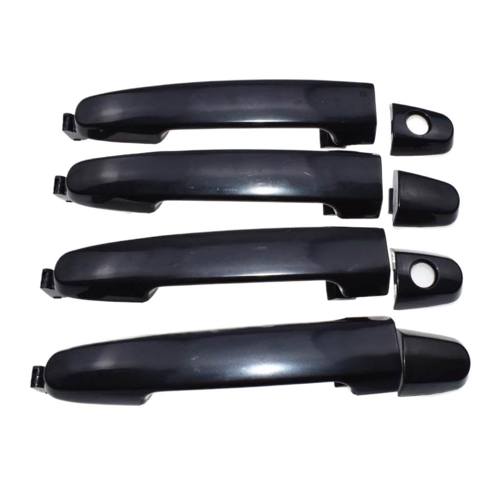 Fovbtteet Front Rear Set Outside Door Handle Compatible With Xa Xb Xd Tc Yaris Prius Vibe Matrix Solara 2001-2013 - Part Number 69211-Aa020(Front Rear Set)