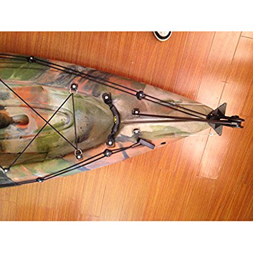 ROSENICE Watercraft Kayak Barca timone (Nero)