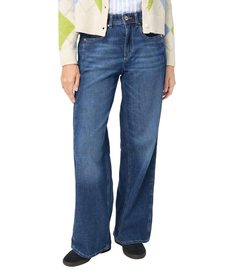 BRAX Style.Morgan Heritage Denim Wide Leg Pantaloni Donna