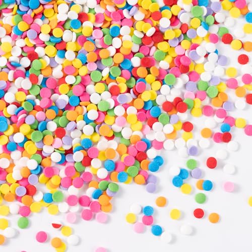 Décors Sucrés Vermicelles Multicolores 130 g - Confettis Comestibles en Décoration Gâteau - Paillettes Alimentaires pour Anniversaire Enfant, Fête et...