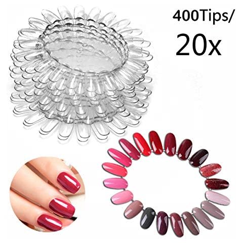 400 Transparent Nail Art Practice Tips by MARCHONE Cover
