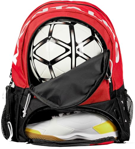 Sac à dos de sport enfant fille garçon homme femme compartiment ballon amovible
