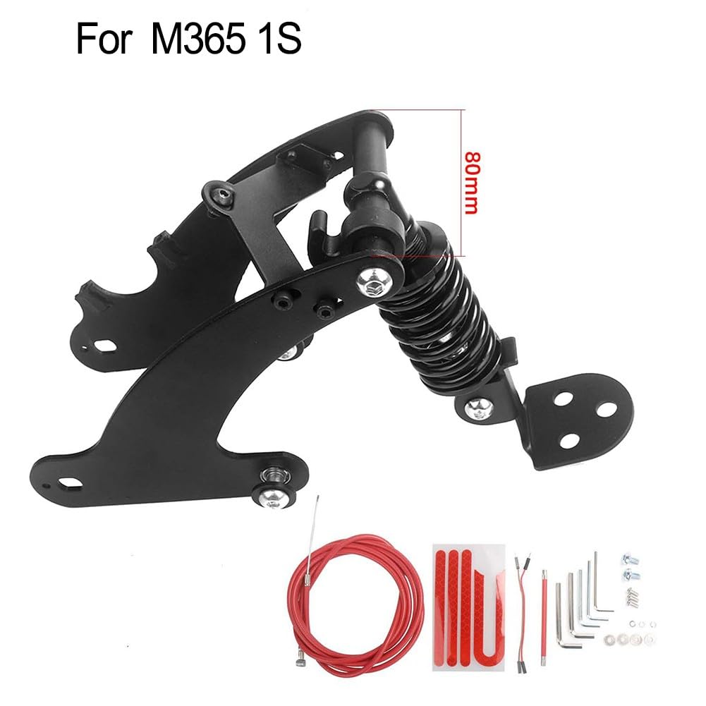 Kit de vaccination arrière pour scooter électrique Xiaomi M365, 1S, Pro et Pro2, suspension en acier, noir