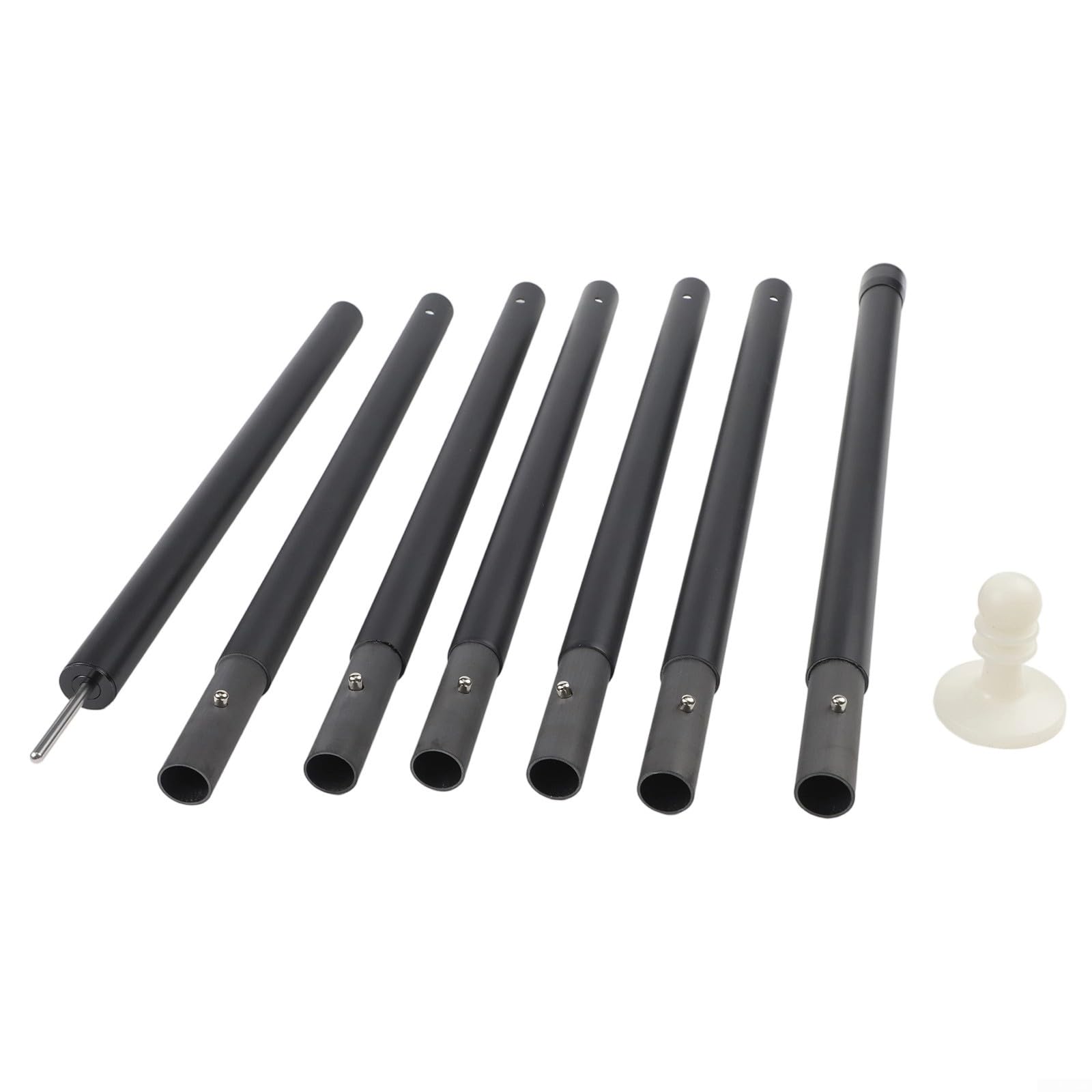 Varillas de lona de fibra de carbono ajustables, lonas de repuesto ligeras y fuertes para acampar y actividades al aire libre (2,9 m)