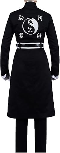 Miniatura 3 de AwwwCos Cosplay Costume for Men Black Jacket Suit Pants Belts Uniform Halloween Party Outfit