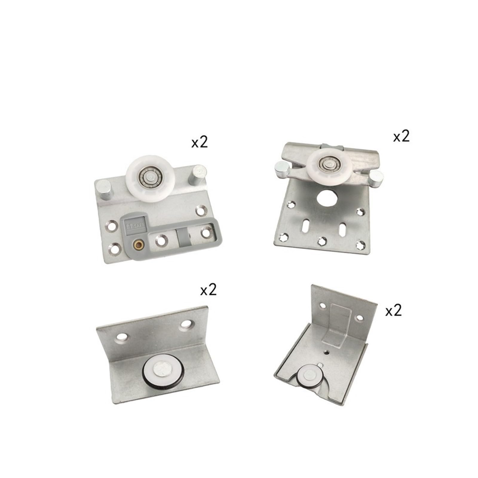 Accesorios for puertas exteriores: ruedas, riel for colgar ropa en armarios, polea deslizante(22-28mm)