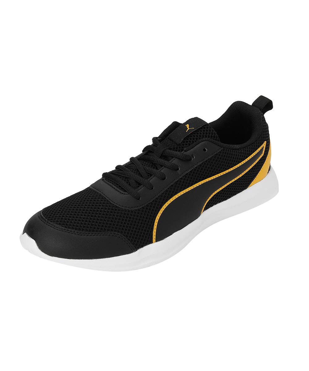 Puma Men Sear Black-Saffron Sneaker - 7 UK (37309404) (B08L9RQFG1) Amazon Price History, Amazon Price Tracker