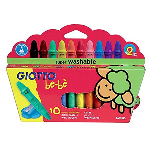 GIOTTO 466800 BEBE WAX CRAYONS 10 BOX