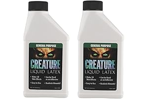 Creature Liquid Latex 2 Pack - CLEAR - For Halloween Vampire, Monster,...