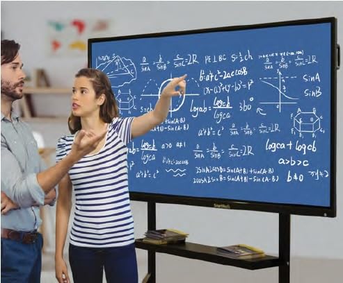 SMARTMEDIA SMA-1375 - Monitor lavagna interattiva 75", 4K, fino a 40 utenti
