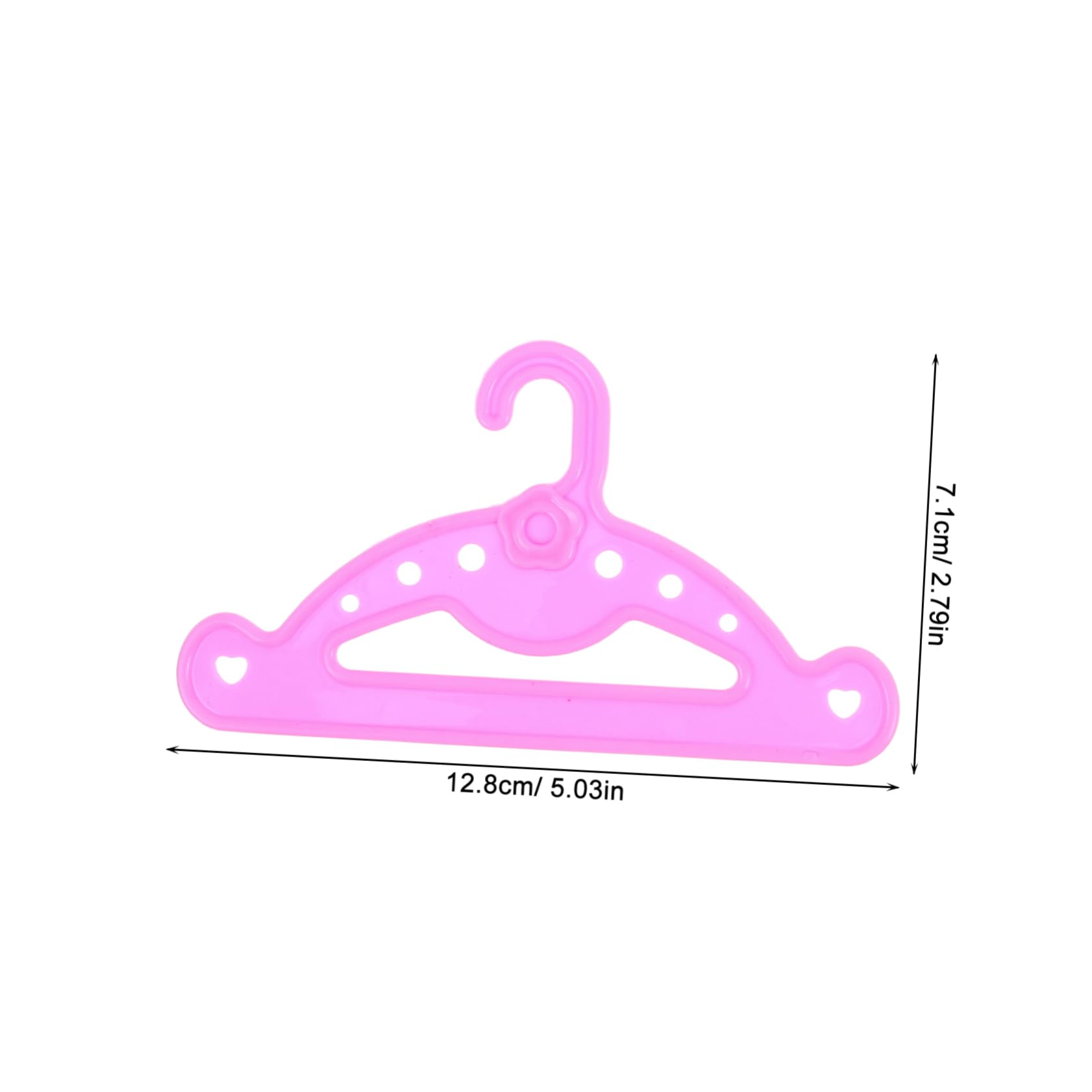 HEMOTON Mini Doll Clothes Hangers Doll Wardrobe Organizer and Doll Garment Storage for Mini Clothing and Accessories