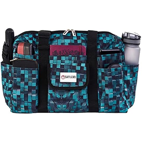 Nurse Bag Has 21 Pockets. Medical Bag is Big and Waterproof. Used as Utility Tote, Diaper Bag, Daily Work Bag Cover
