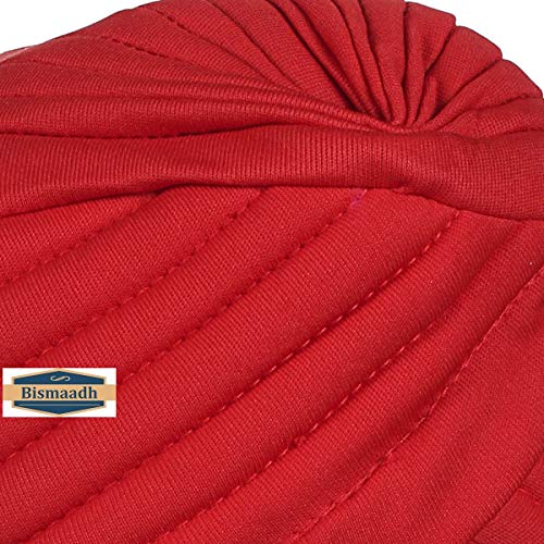 Image of BISMAADH Instant Readymade Turban for Men & Women Head Wrap Lightweight Cap Headwear Sikh Pagri