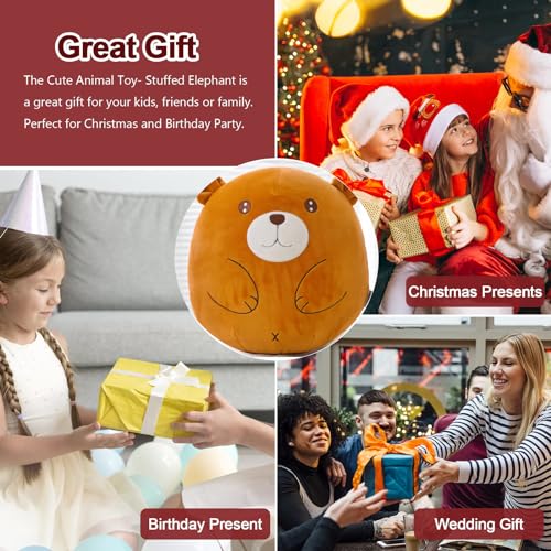 Jemsia JEMTOY001-BEAR Soft Bear Birthday Gift Plush 12", Squishy Bear Stuffed Toy Plush Pillow thumb #7