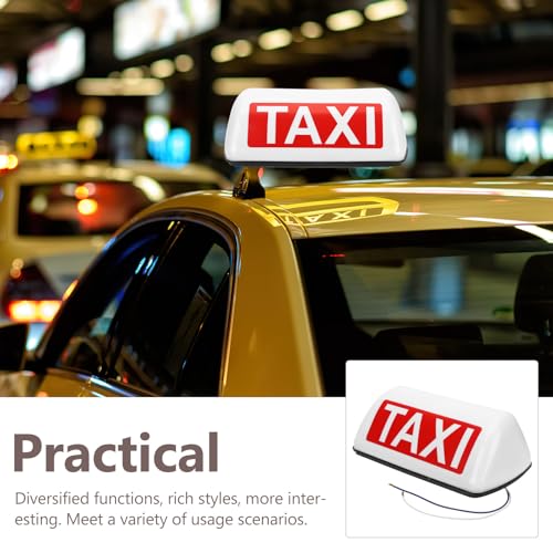 Luz de taxi LED retro para techos de coches de reparto y eventos 3