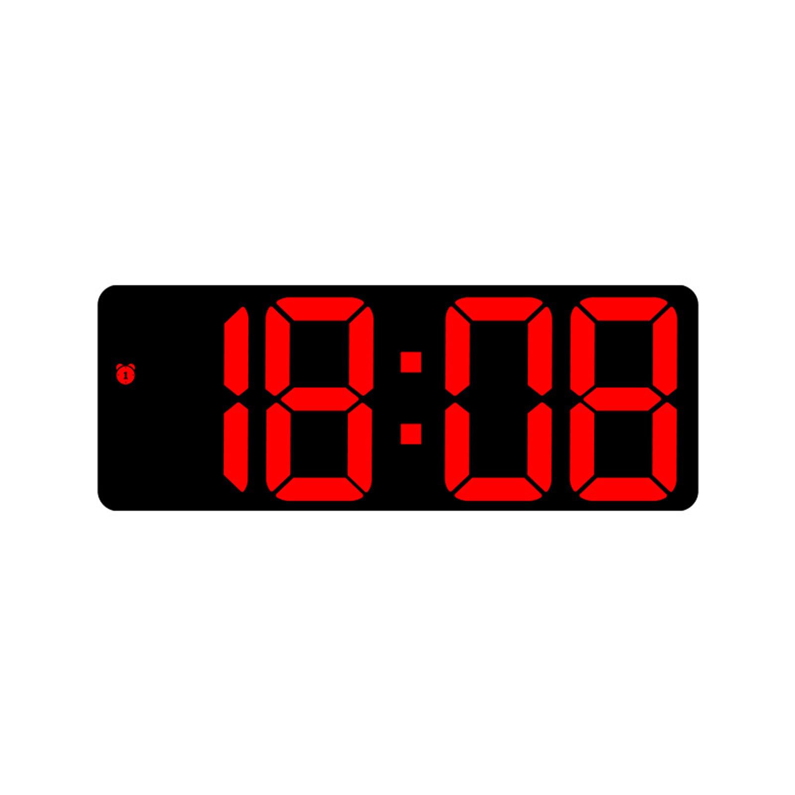 CNDsdrDT alarm clock, 3 Adjustable Brightness, Voice Control With Temperature, Snooze, Date