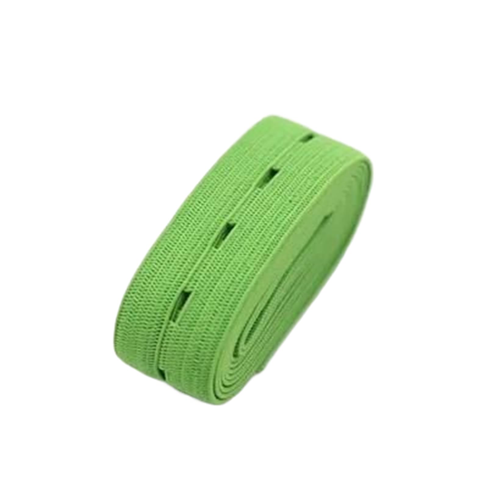 Bandas Elásticas Banda Elástica Ajustable Con Ojal De Color Caramelo De 20Mm, Fruta verde de 30 metros, 20mm de 30 metros