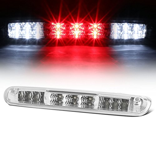 For Chevy Silverado/GMC Sierra ABS Plastic Two 2 Dual Row LED third 3rd brake light (Clear Lens) - 2nd gen GMT900