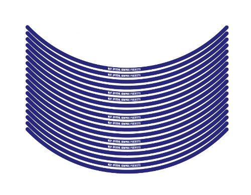 エムディーエフ リムストライプ ソリッドタイプ ブルー 6mm幅 17インチ RIM-6M-BU-17