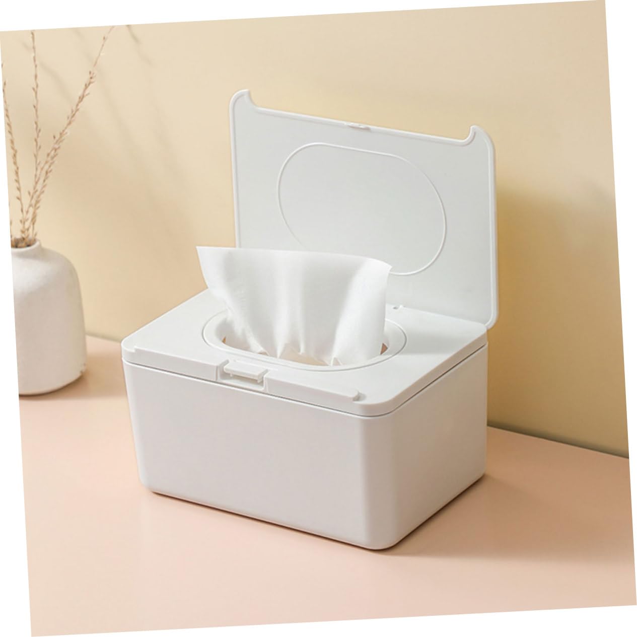 Didiseaon 2 Dispenser per Salviette Umidificate Scatola Salviette e Casa Contenitore Versatile per Salviettine Mascherine e Piccoli Oggetti Facile e Riutilizzabile