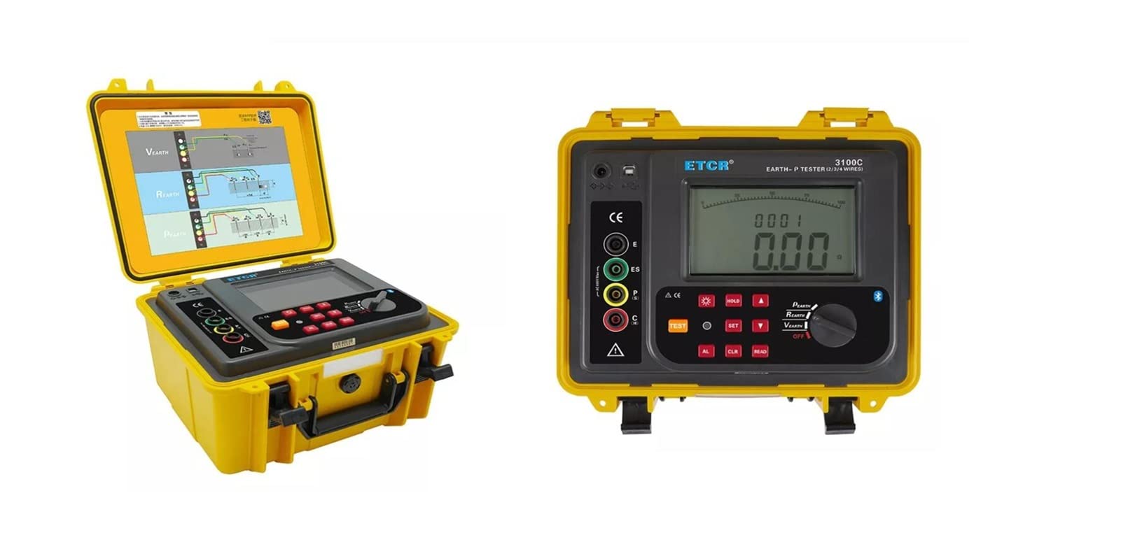 Tester oporności na ziemię ETCR3100C glebie gruntu cyfrowy tester,Wysoka precyzja