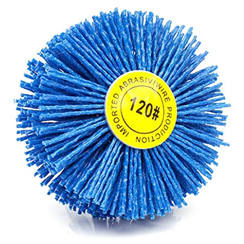 4 Stücke 80X30X6 Mm Bohrer Schleif Draht Schleif Scheibe Nylon Borsten Polier Bürste Für Möbel Mahagoni Fertig