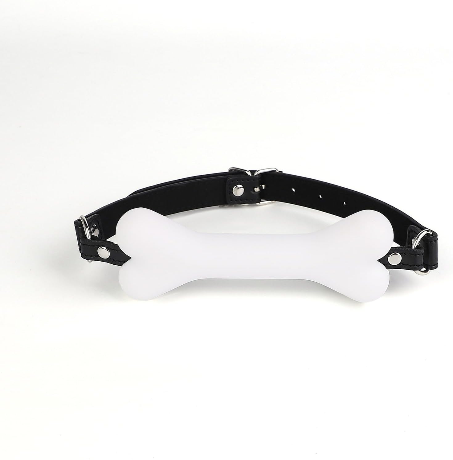 Dog Mouth Gag Sex Bone Restraints Slave Silicone Restraints Ballgag Mouth Ball Fetish Ball Gag for Couples Breathable Gag Sex Toys