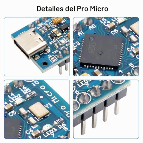 Placa Pro Micro 32u4 para soldar: soluciona tus proyectos compactos de automatización 2