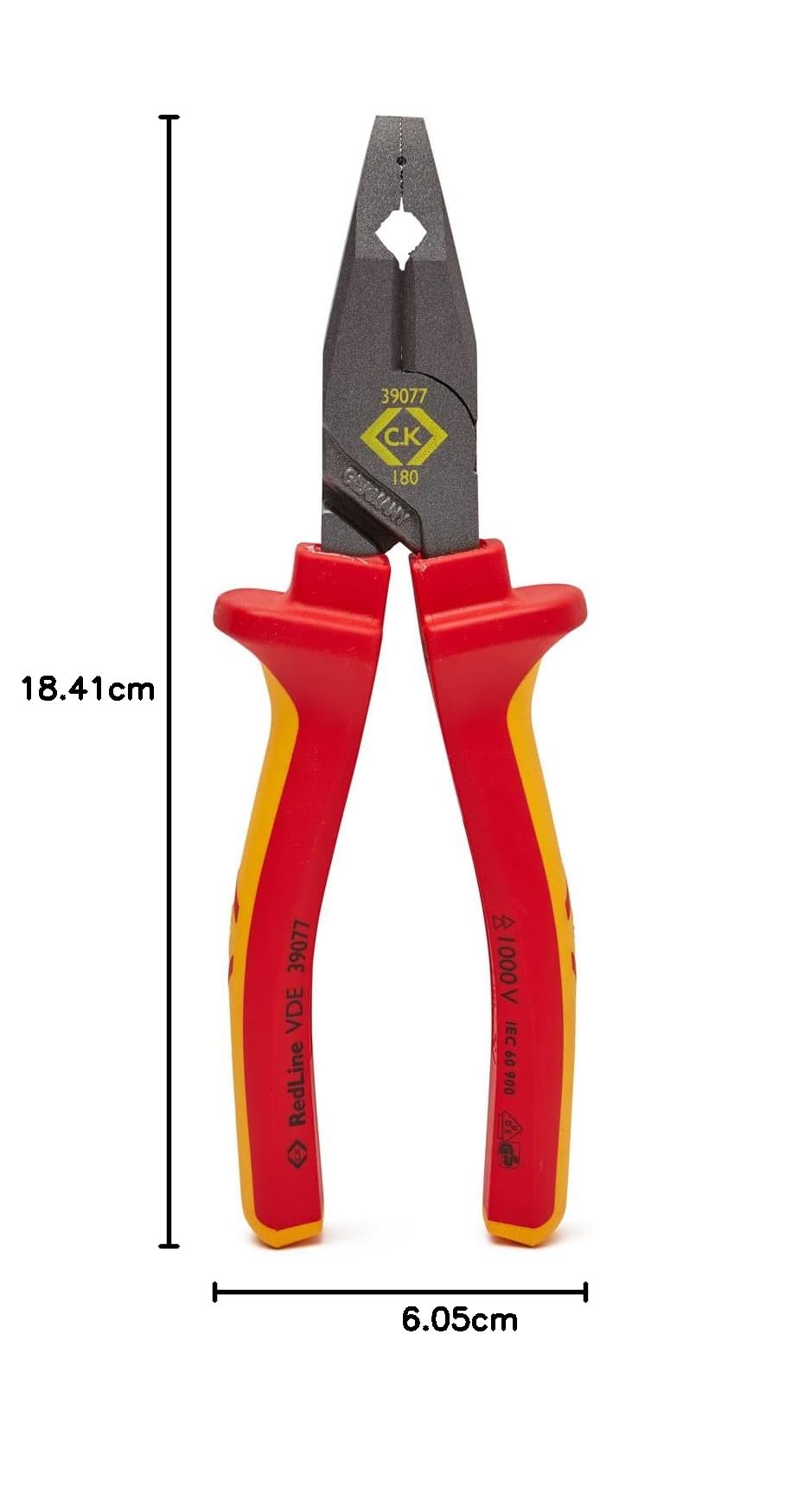 C.K T39077-180 - VDE Alicates para electricistas