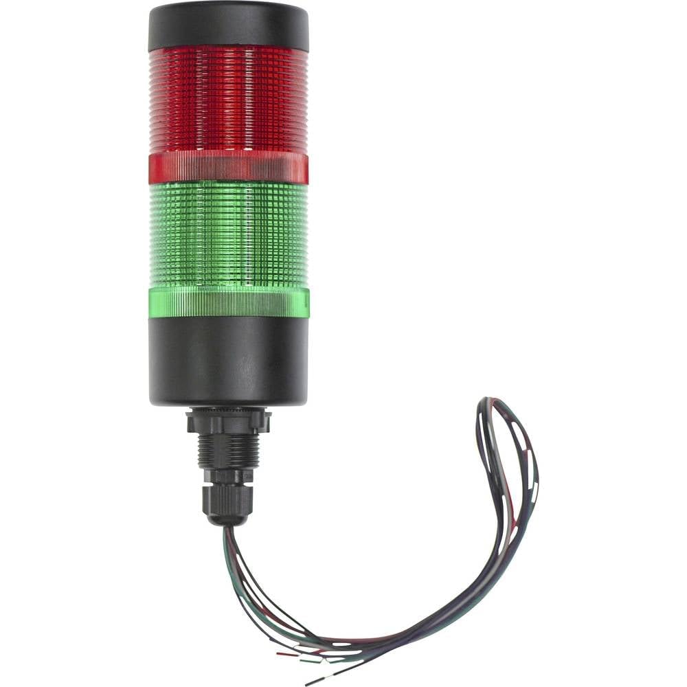 TRU COMPONENTS Colonne de signalisation TC-12835336 TC-HBJD-55A-D/2/RG/24V/IP65 LED rouge, vert 1 pc(s)