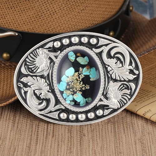 Image of Cowboy Belt Buckle for Men Longhorn Bull Belt Buckles Men Vintage Texas Buckle for Women Cowboy Cowgirl Belt Buckle