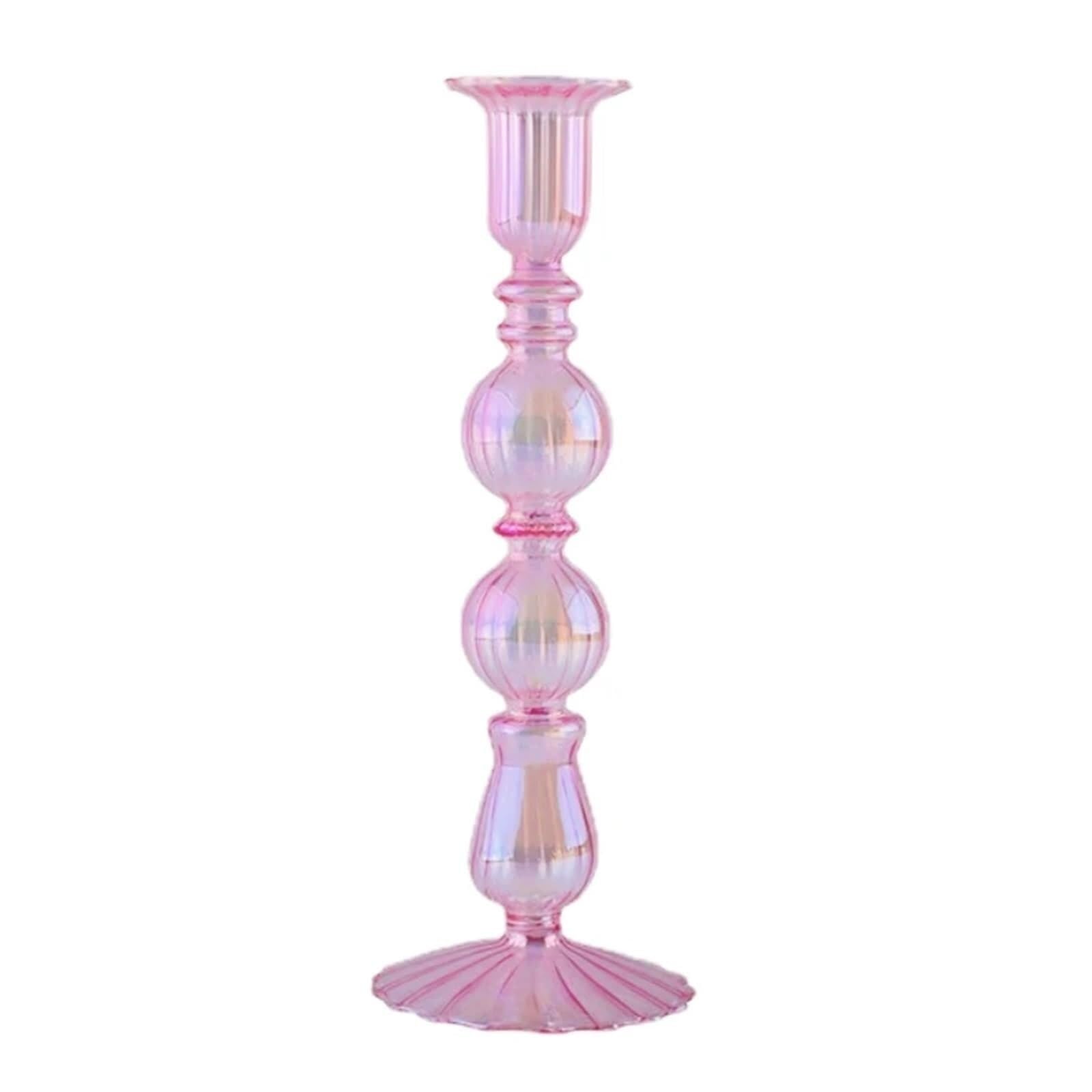 Candle Holders Candlesticks Taper Candle Holders Tall Decoration Party Glass Vase Home Decor Wedding(Style15)